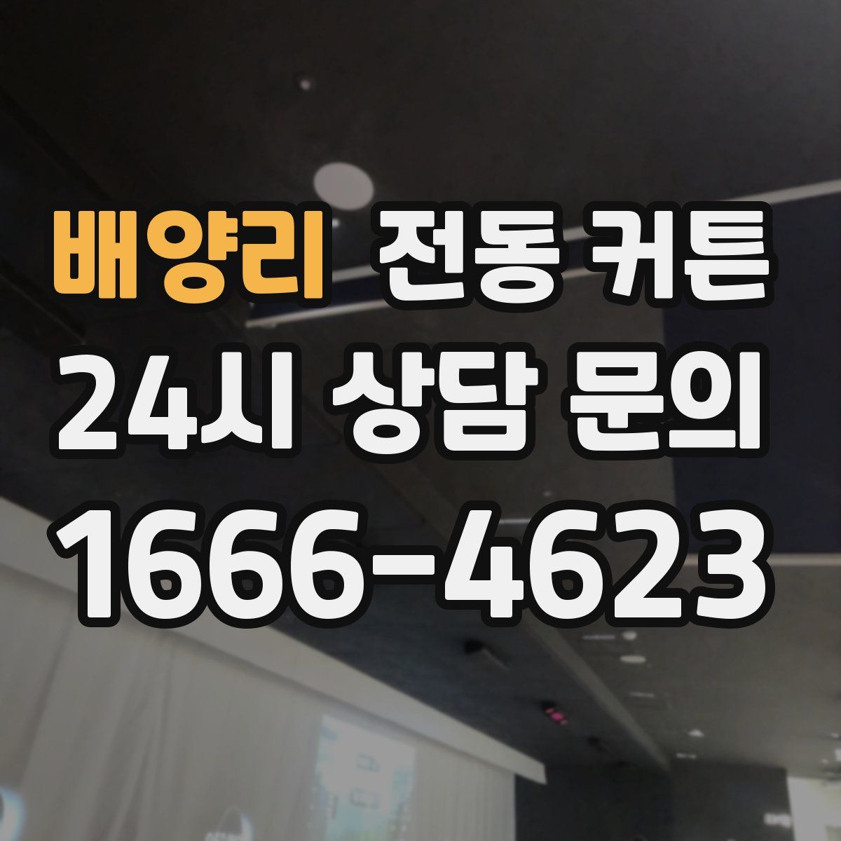 배양리 전동 커튼