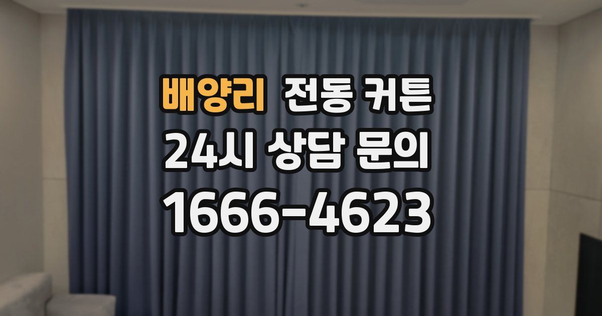 배양리 전동 커튼
