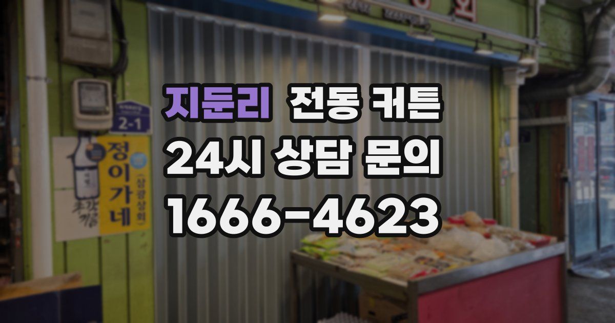 지둔리 전동 커튼