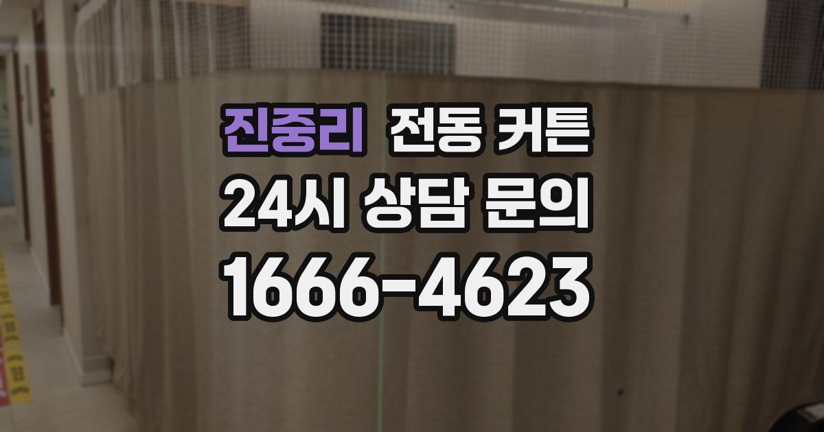 진중리 전동 커튼