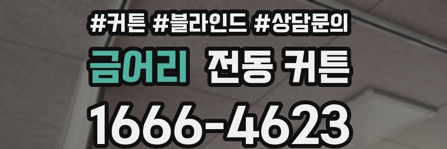 금어리 전동 커튼