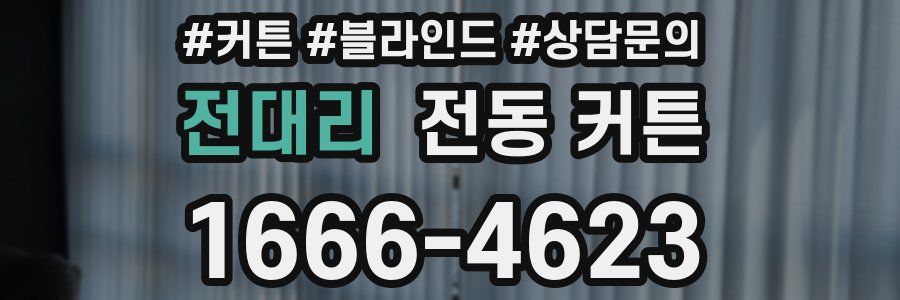 전대리 전동 커튼