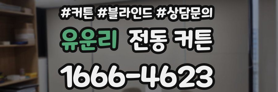 유운리 전동 커튼