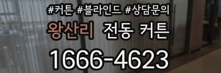 왕산리 전동 커튼