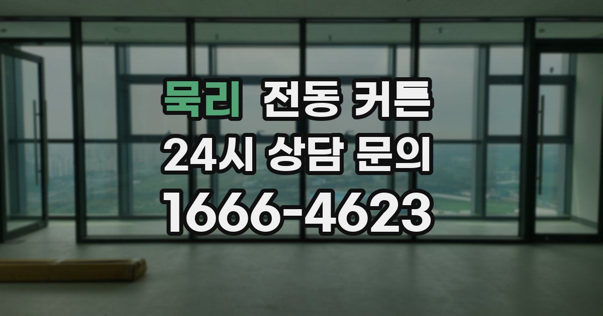 묵리 전동 커튼