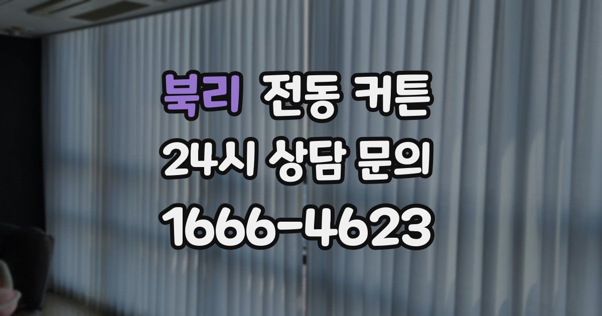 북리 전동 커튼