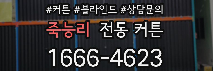 죽능리 전동 커튼