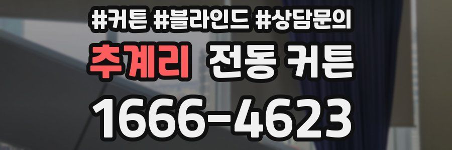 추계리 전동 커튼