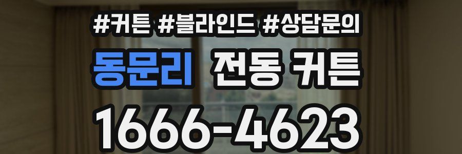 동문리 전동 커튼