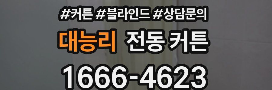 대능리 전동 커튼