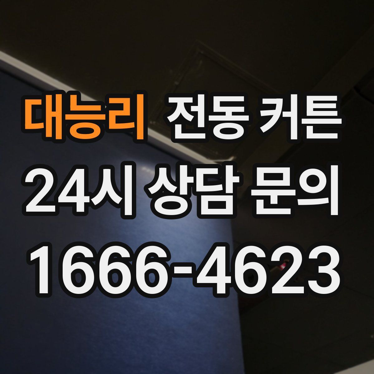 대능리 전동 커튼