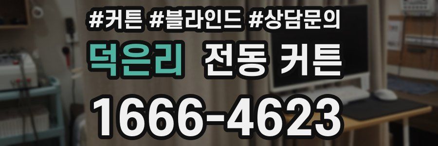 덕은리 전동 커튼