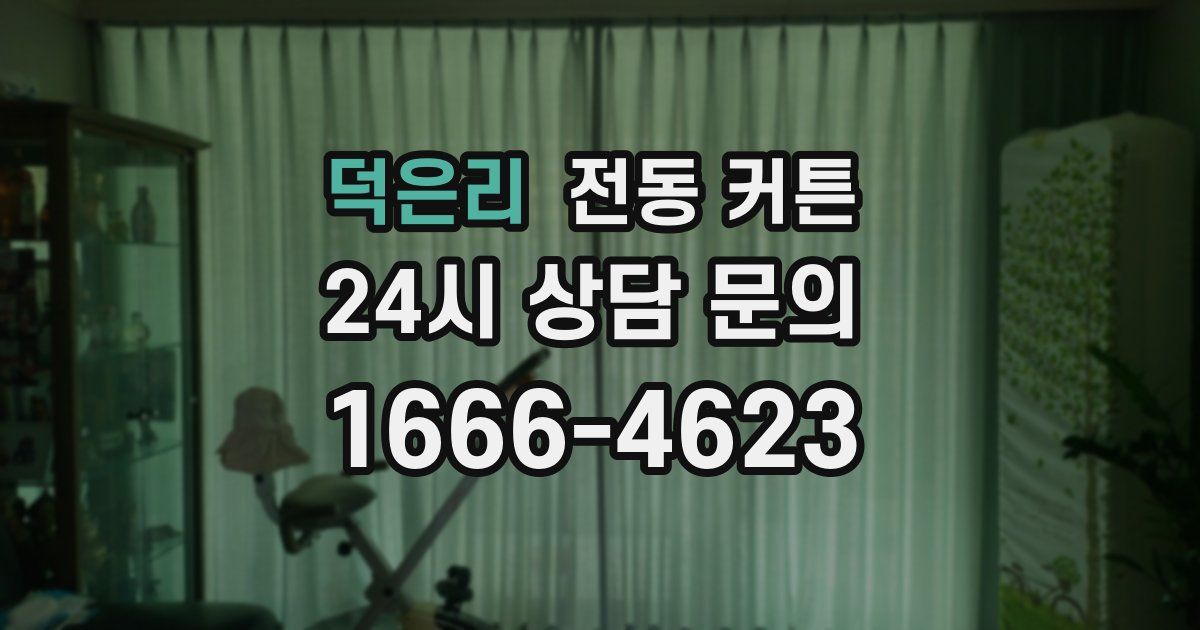 덕은리 전동 커튼