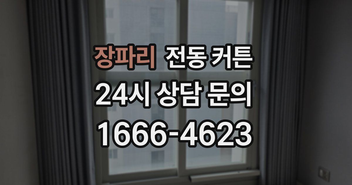 장파리 전동 커튼