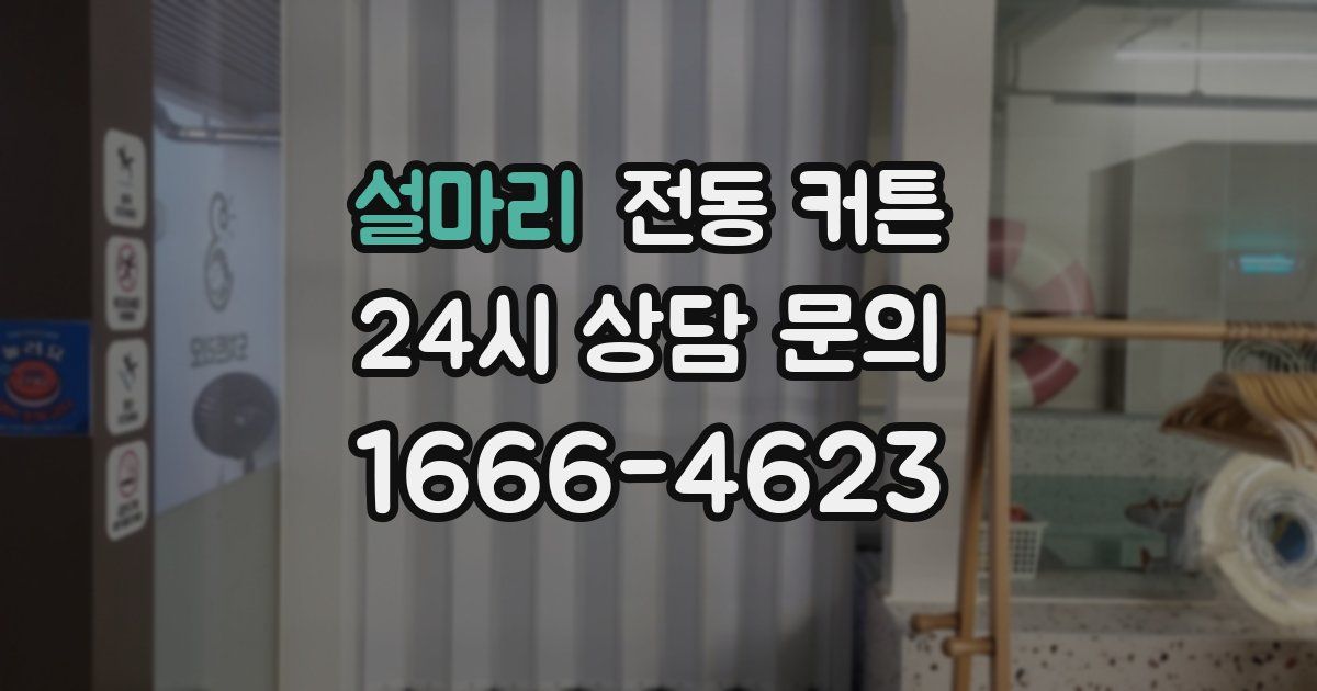 설마리 전동 커튼