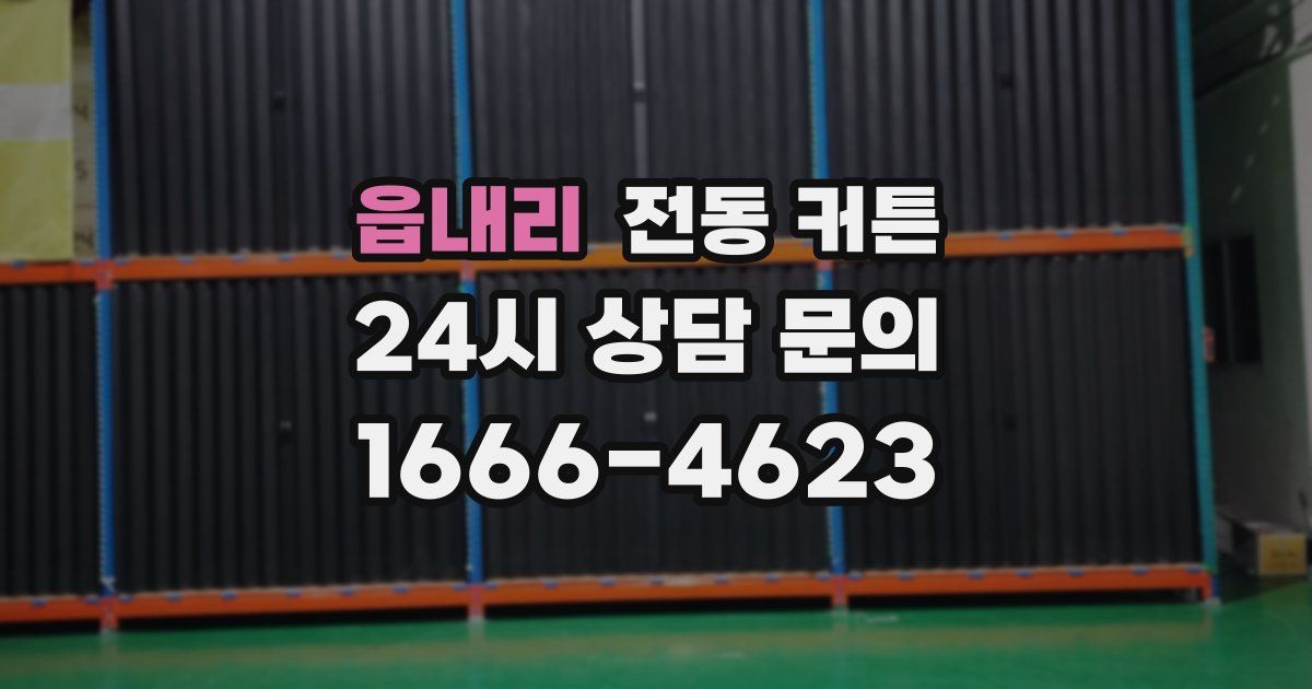 읍내리 전동 커튼