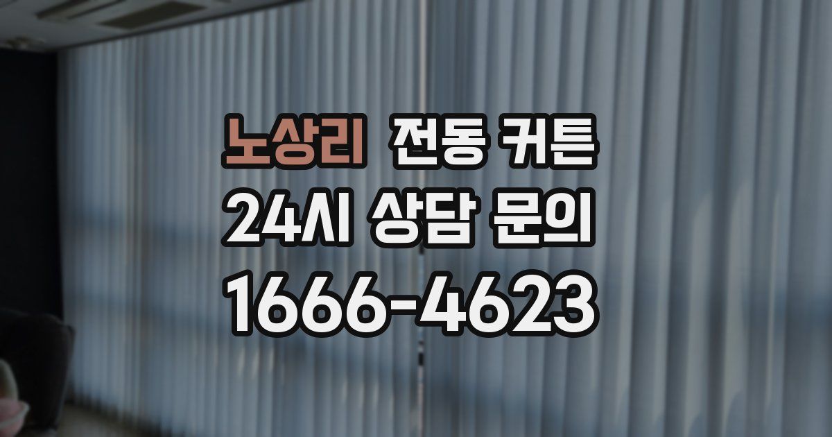노상리 전동 커튼