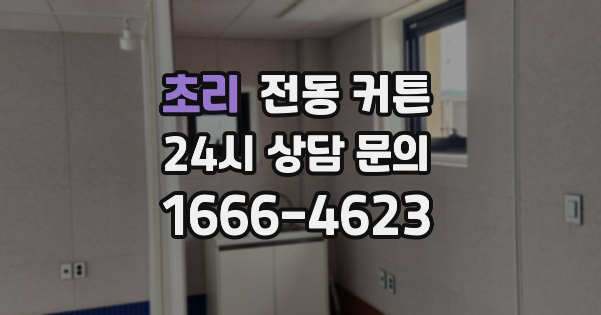 초리 전동 커튼