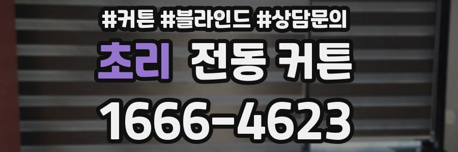 초리 전동 커튼