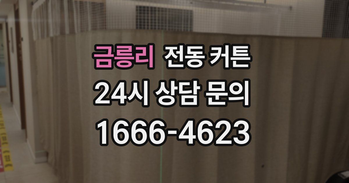 금릉리 전동 커튼
