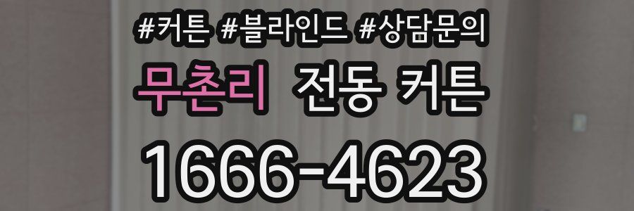 무촌리 전동 커튼