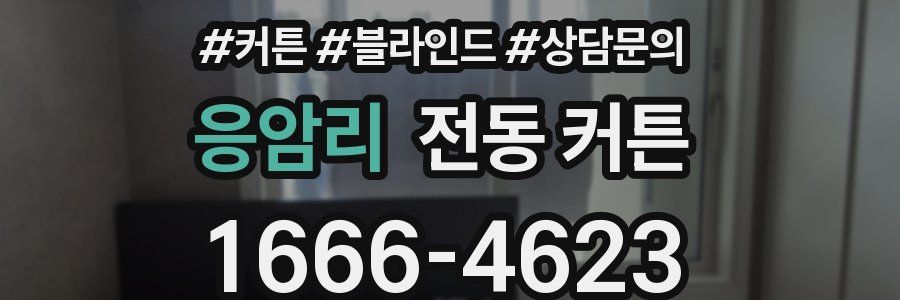 응암리 전동 커튼