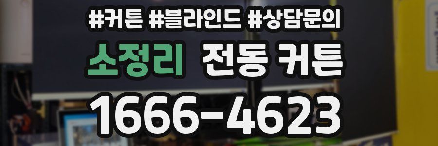 소정리 전동 커튼