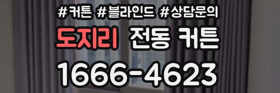 도지리 전동 커튼
