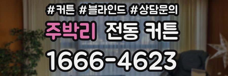 주박리 전동 커튼