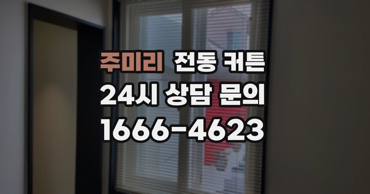 주미리 전동 커튼
