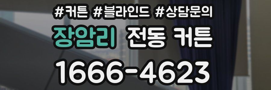 장암리 전동 커튼