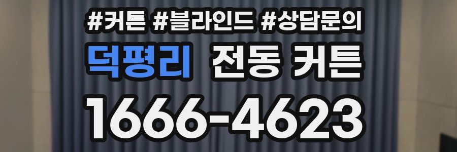 덕평리 전동 커튼