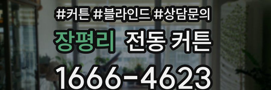 장평리 전동 커튼