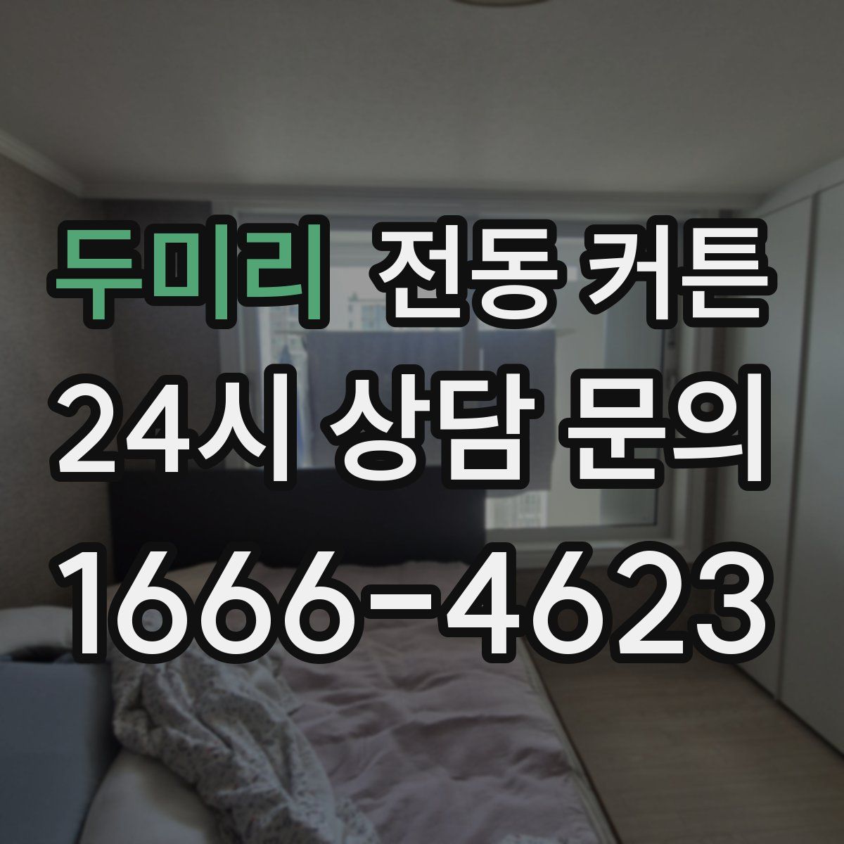 두미리 전동 커튼