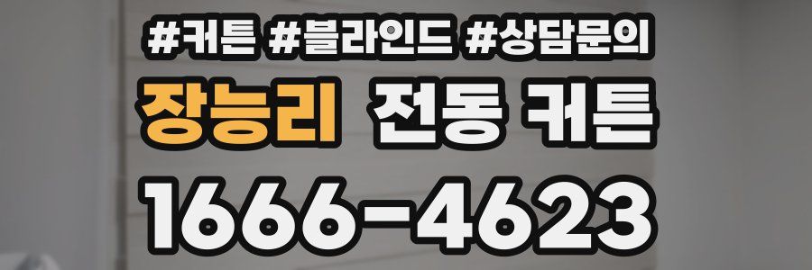 장능리 전동 커튼