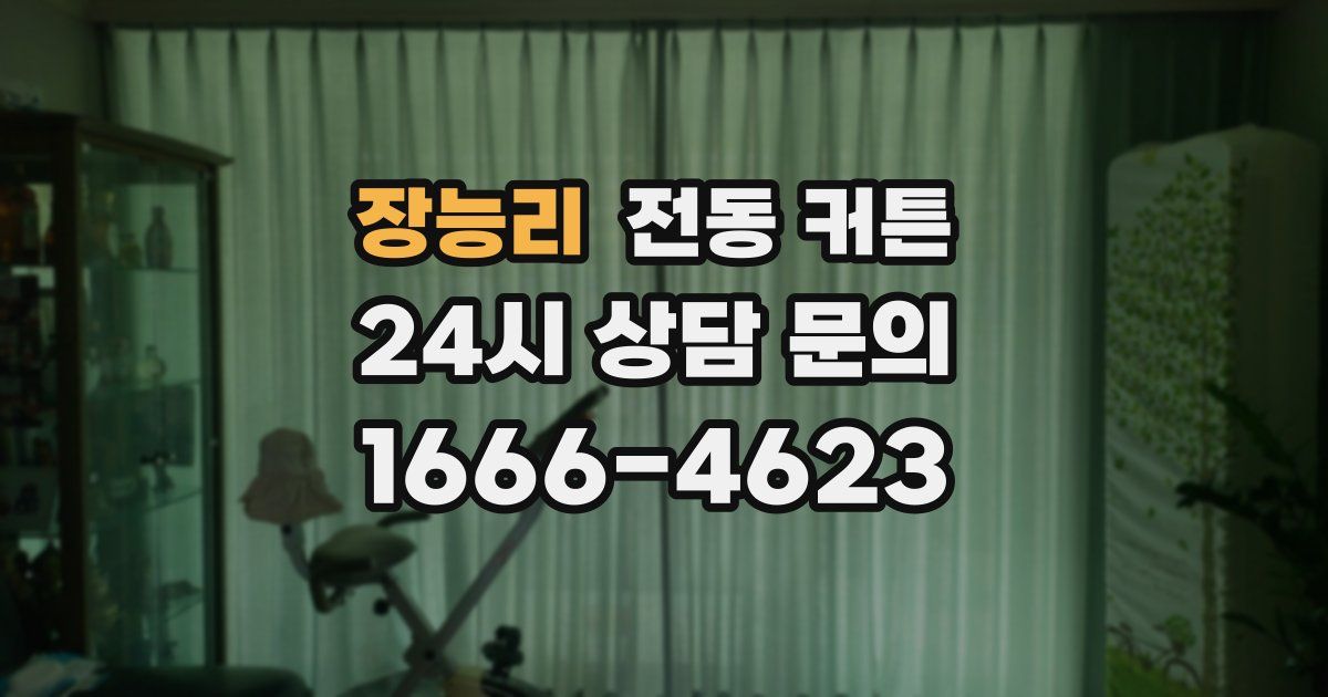 장능리 전동 커튼