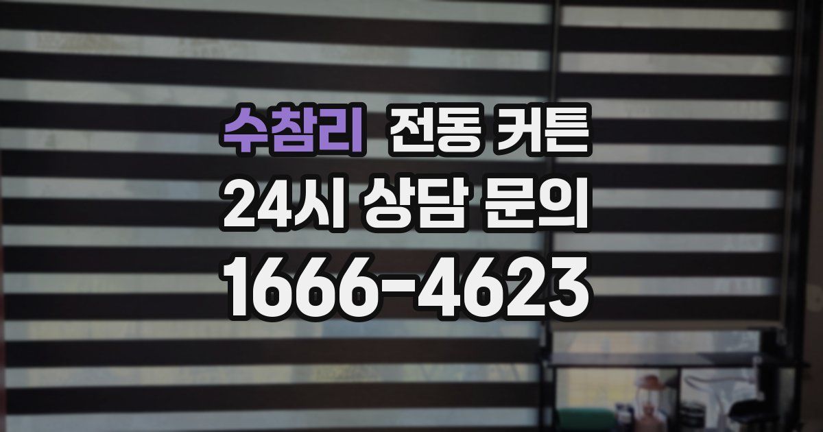 수참리 전동 커튼