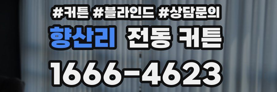 향산리 전동 커튼