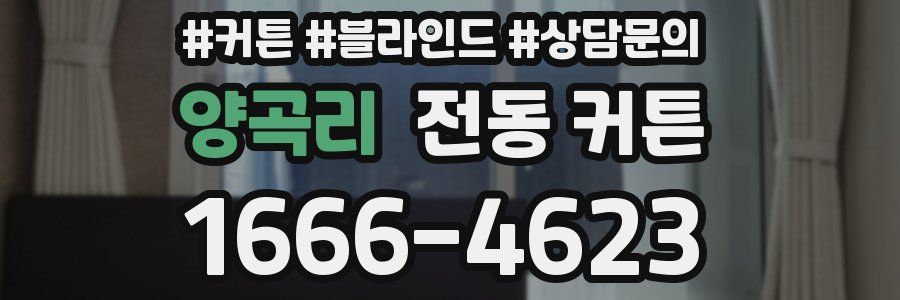 양곡리 전동 커튼