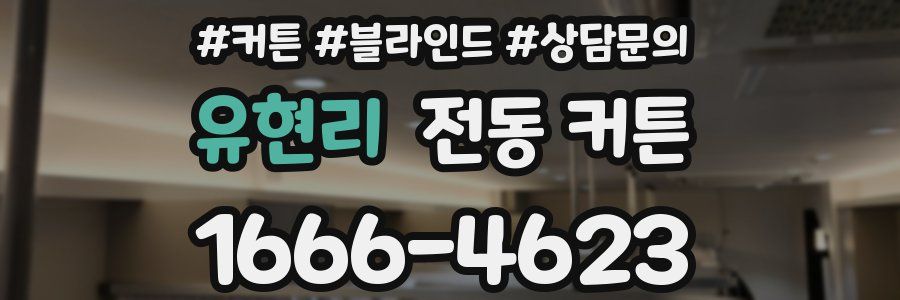 유현리 전동 커튼