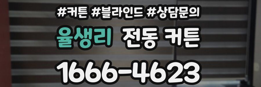 율생리 전동 커튼