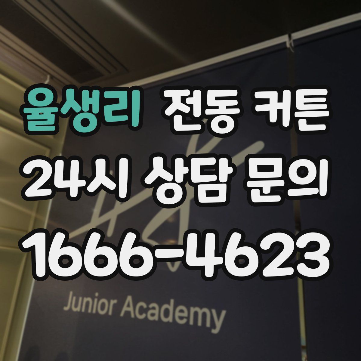 율생리 전동 커튼