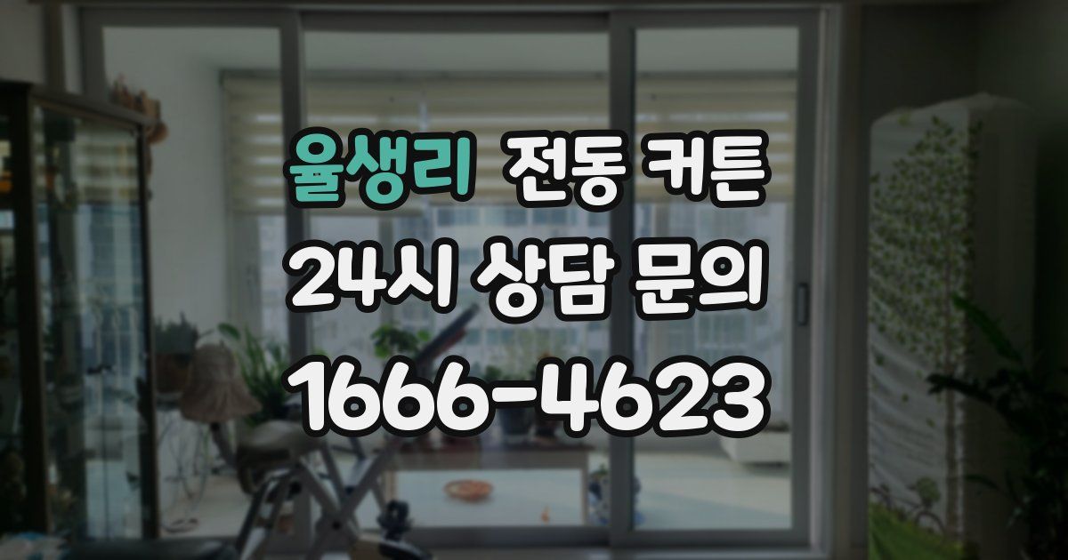 율생리 전동 커튼