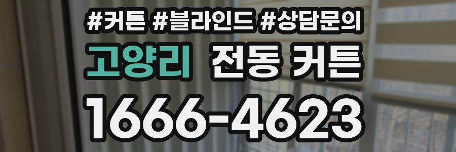 고양리 전동 커튼