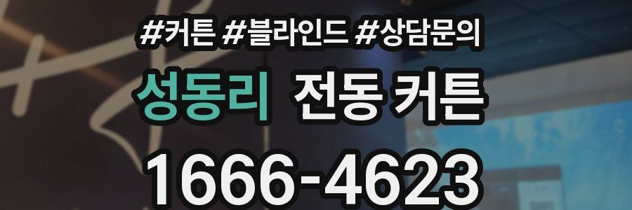 성동리 전동 커튼