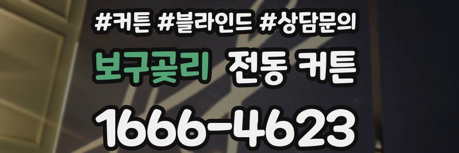 보구곶리 전동 커튼