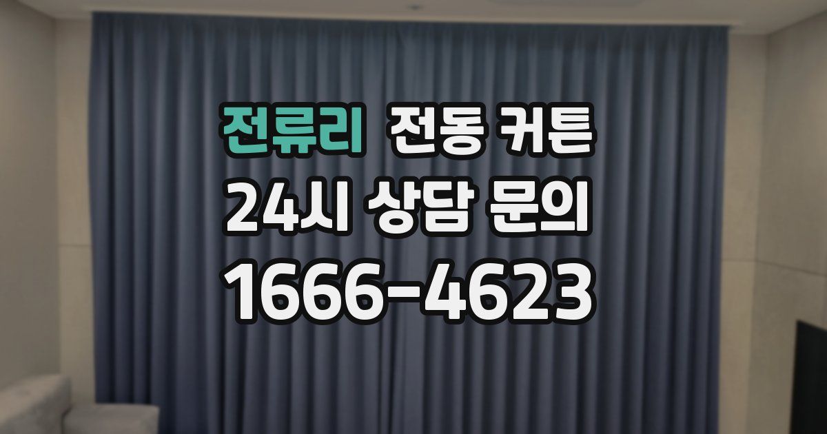 전류리 전동 커튼