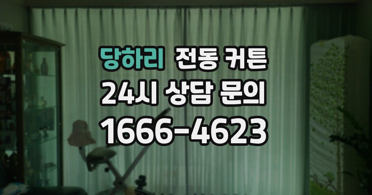 당하리 전동 커튼