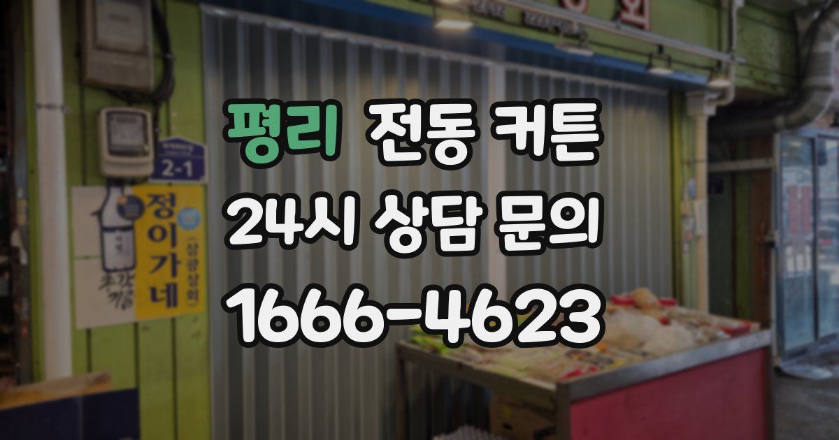 평리 전동 커튼