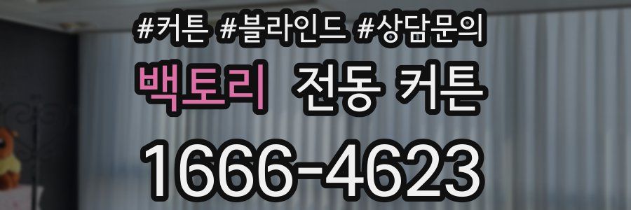 백토리 전동 커튼